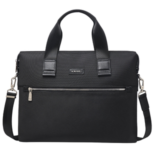 奥康商务电脑包2025新款公文手提包男士单肩斜挎包大容量文件包包
