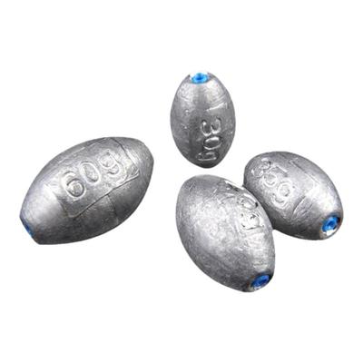 橄榄形钓鱼铅坠塑芯通心铅坠远投