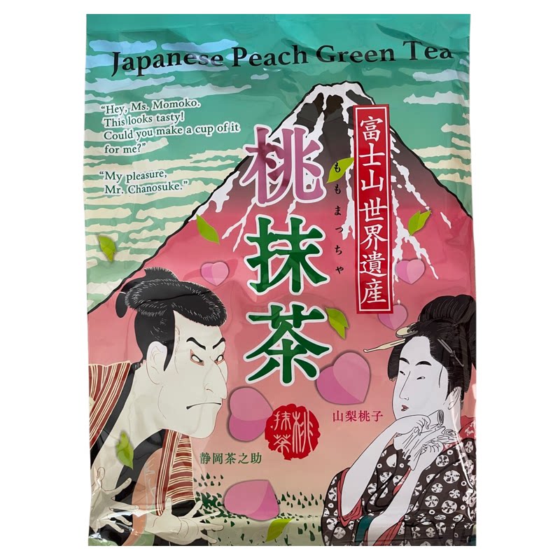 日本桃抹茶富士山超人气伴手礼