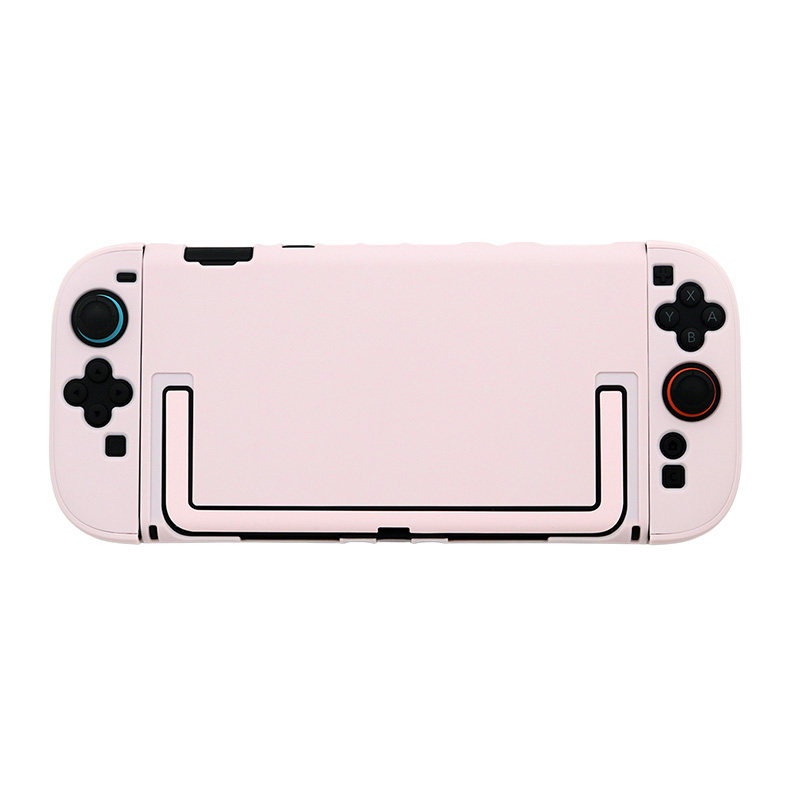 适用任天堂Switch2保护壳纯色亲肤NS2代保护套JOYCON手柄分体硬壳