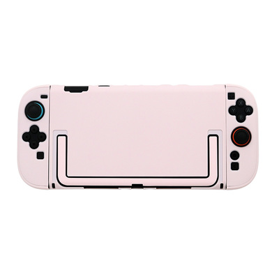 适用任天堂Switch2保护壳纯色亲肤NS2代保护套JOYCON手柄分体硬壳