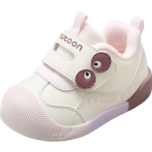 牧童童鞋学步鞋女宝宝2025秋冬新款奇趣怪物婴儿鞋男童软底稳护鞋