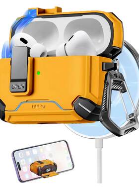 自动弹盖AirpodsPro3耳机壳磁吸