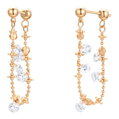 GXIAOXIAO气质仙女链耳环