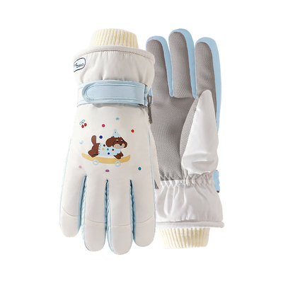 冬季保暖防寒防风触屏滑雪手套女