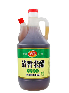 好太太清香米醋800ml凉拌炒菜点蘸火锅调制酿造食醋家用饺子醋