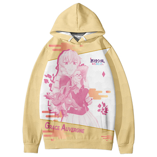 中年上班族转生恶役 格蕾丝奥弗涅 卫衣外套动漫痛衣学生秋冬上衣