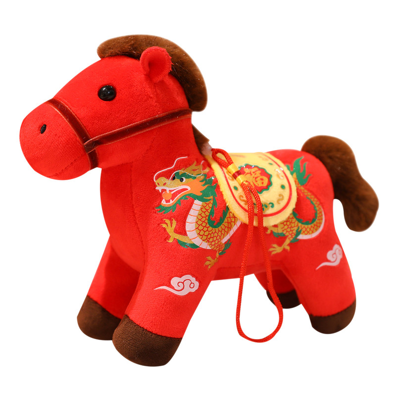 2026马年吉祥物公仔龙飞凤舞毛绒/玩偶/公仔/布