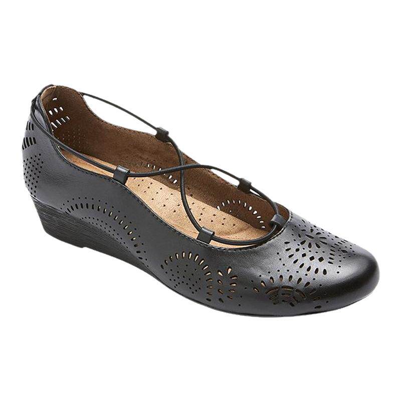 rockport/乐步女鞋皮质套脚简约