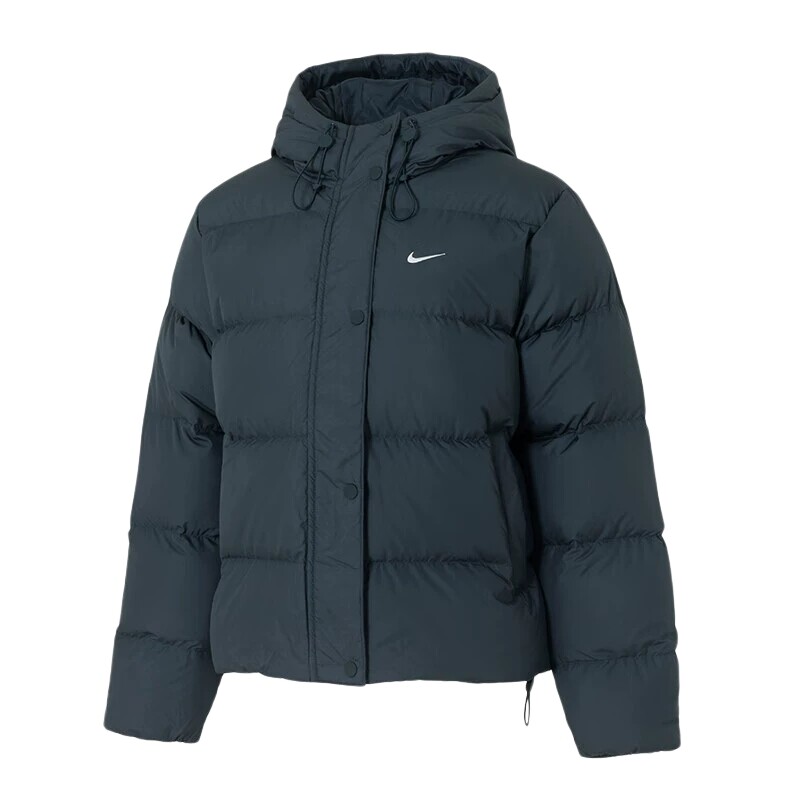 NIKE耐克女子DWNFL METRO PFR宽松休闲连帽羽绒服IH0728-390