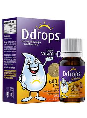 Ddrops维生素d3滴剂儿童补钙vd3