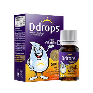 Ddrops滴卓思婴幼儿d3滴剂宝宝补钙