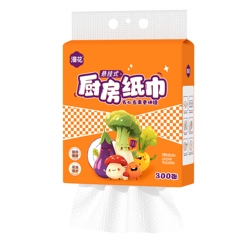小蛮熊漫花纸巾卫生纸抽取式抽纸