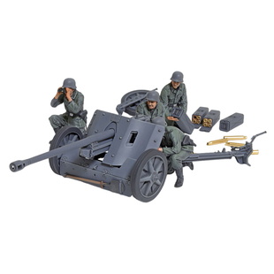 田宫TAMIYA 35392 1/35 Pak38 5cm反坦克炮 附兵人 拼装模型