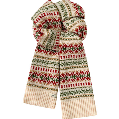 惟嫒秋冬针织毛线围巾帽子套装