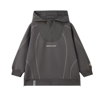 NB春季男女童半拉链连帽卫衣