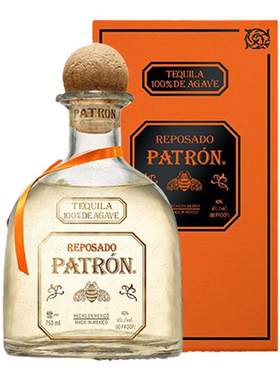 【国际大牌】培恩金樽龙舌兰酒Patron-Reposado鸡尾酒洋酒基酒