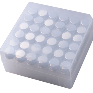 云停 墨水分装收纳盒 36格塑料9格木质长方盒 彩墨轻松排列