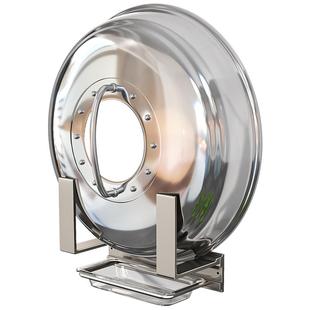 厨房置物架大锅盖架免打孔壁挂农村墙上菜板案板家用架子收纳神器