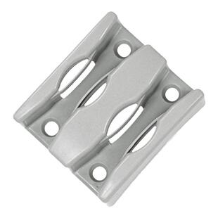 浴室玻璃移门吊轮底座下滑块止摆器淋浴房推拉门固定块限位器配件