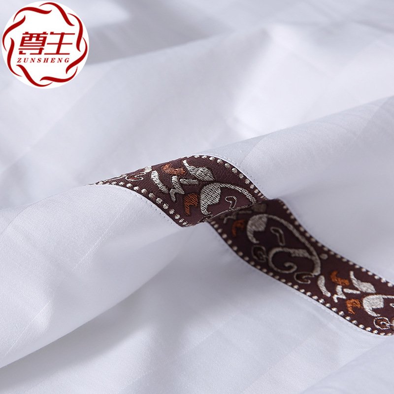 酒店布草宾馆床上用品民宿确定金额双方经样品定制三四件套