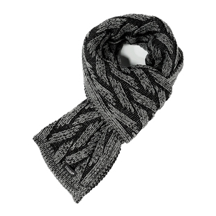 CACUSS围巾男款冬季毛线针织男士围脖加厚保暖男生生日礼物礼盒装