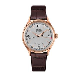 【自营】Mido美度表舵手系列男表时尚皮带自动机械手表瑞士正品