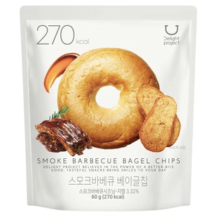 韩国直邮OLIVEYOUNG低卡低脂健康贝果干脆片JENNIE同款贝果零食