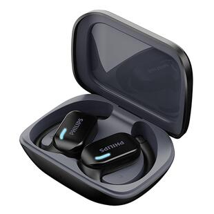 飞利浦挂耳式蓝牙耳机不入耳跑步运动耳机舒适戴无线通话TAT1769