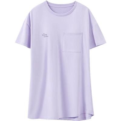 100%棉红豆女士睡裙凉感