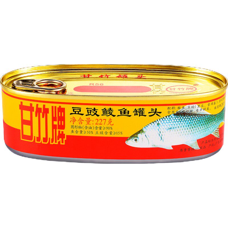 甘竹牌官方店豆豉鲮鱼1罐