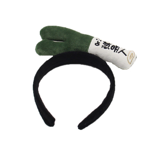 聪明人洗脸束发带女秋冬毛绒发箍高弹力不勒头防滑压碎发头箍发卡