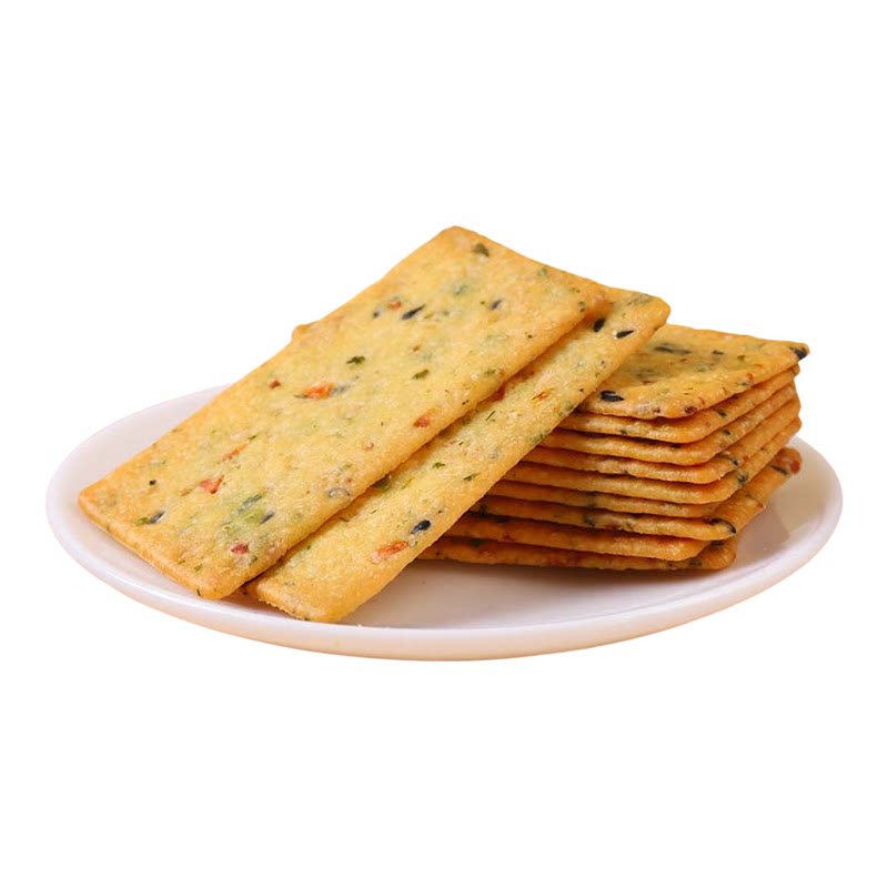 新味纯素蔬菜薄脆饼干独立包装
