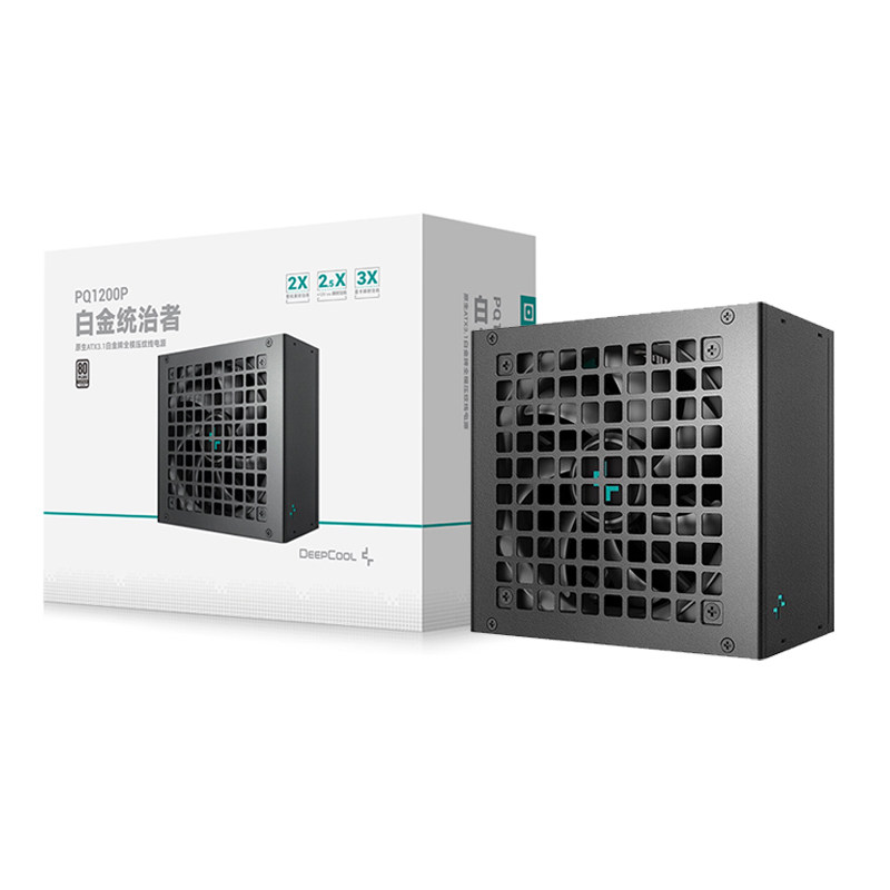 九州风神PQ1200P白金牌全模组ATX3.1电源 PQ750G金牌静音白色电源