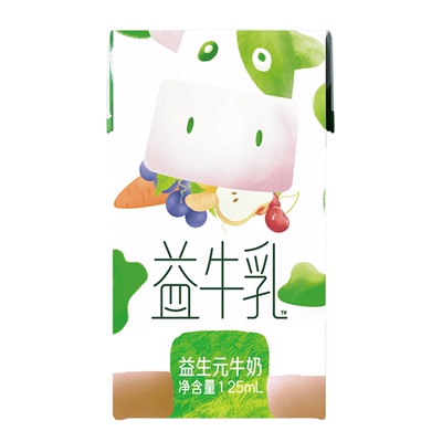 乐纯儿童益牛乳早餐奶125ml*9盒