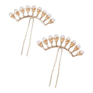 古风气质头饰古装发饰全套装优雅流苏步摇发簪女发夹珍珠额贴绢花