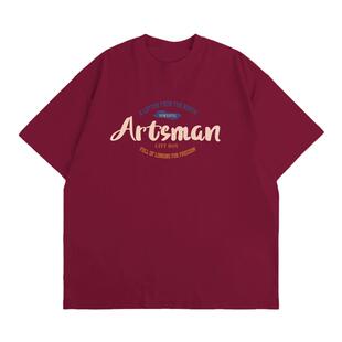 明星同款GOOZI MADE 重磅短袖T恤男2026新款夏季男生纯棉半袖男款