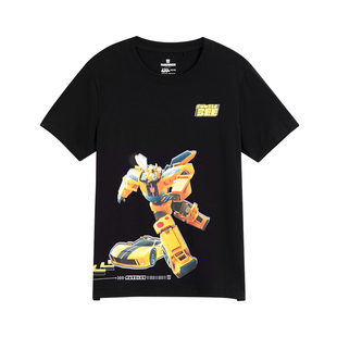 班尼路2026春夏款男童变形金刚短袖T恤舒适透气卡通动漫童趣印花Z