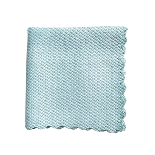 鱼鳞抹布吸水不掉毛擦玻璃擦黑板无痕洗碗擦桌布小方巾毛巾清洁用