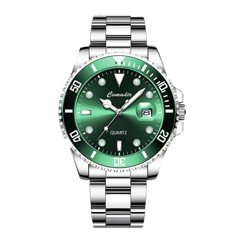 新款绿水怪水鬼手表男士全自动非机械男表时尚运动防水日历正品