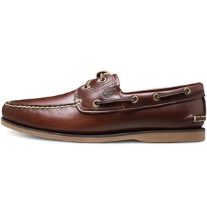 Timberland添柏岚官方男鞋船鞋夏季牛皮手工缝制轻便偏小|25077