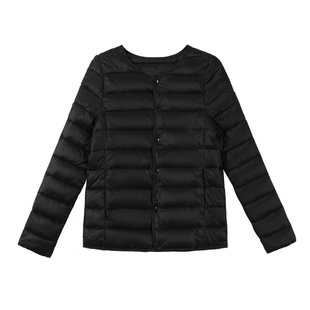 反季清仓轻薄冬季内胆羽绒棉服女短款新款内穿保暖轻薄款妈妈外套