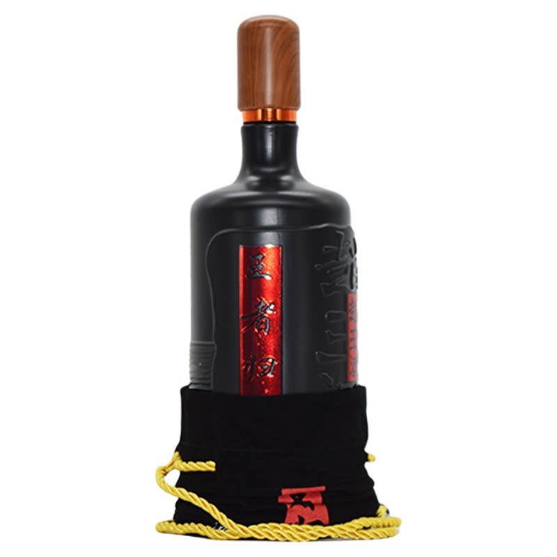 赵王酒1L大瓶装带黑布袋41度浓香