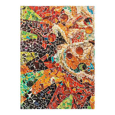 paperblanks佩兰克笔记本本子记事本手账本手帐本高档日记本文艺精致高颜值学生文具空白本高迪镶嵌的太阳