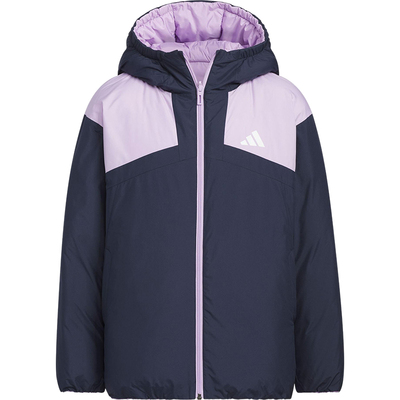 Adidas/阿迪达斯正品冬季儿童运动连帽复古双面穿羽绒服KC5936