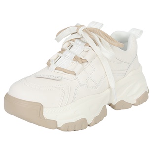 达芙妮老爹鞋女款厚底增高女鞋2026新款春季运动休闲鞋德训小白鞋