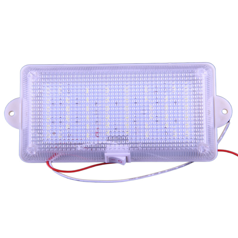货车led室内灯驾驶室顶灯12V24v带开关车厢改装通用超亮白光灯