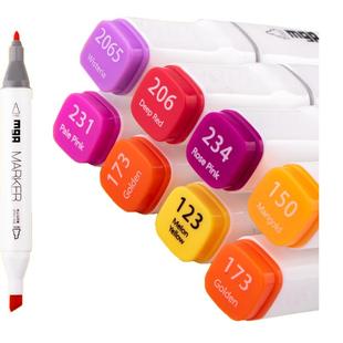 晨光双头马克笔单支自选酒精油性笔记号笔黑水彩笔手绘动漫设计手抄POP海报儿童学生美术生文具用品服装绘图