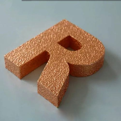 金属犁地字金箔贴金字门头广告牌 三维立体雕刻贴金箔广告字