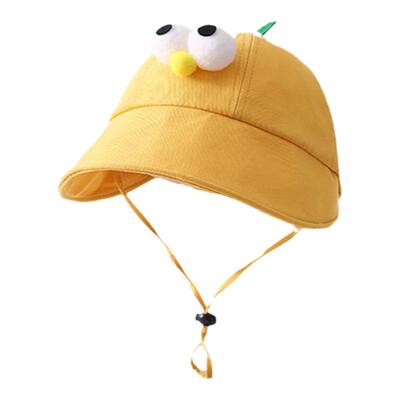 布丁新语渔夫帽大檐可调节帽围